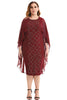 Carregar imagem no visualizador da galeria, Plus Size Royal Blue Mother Of The Bride Dress With Cape