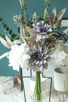 Flores brancas de entrega de casamento (vaso não incluído)