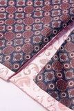 Blazer masculino rosa Lapela Shawl Jacquard