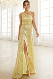 Vestido de baile lantejoulas amarelo claro lantejoulas