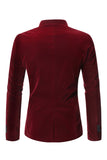 Café duplo peito blazer masculino