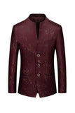 Blazer masculino único peito marinha