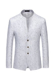 Blazer masculino único peito marinha