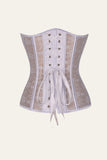 Black Steel Bone Lace Six-Star Flor Corset Shapewear