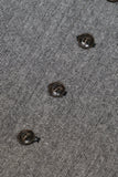 Colete de terno masculino peito único cinza