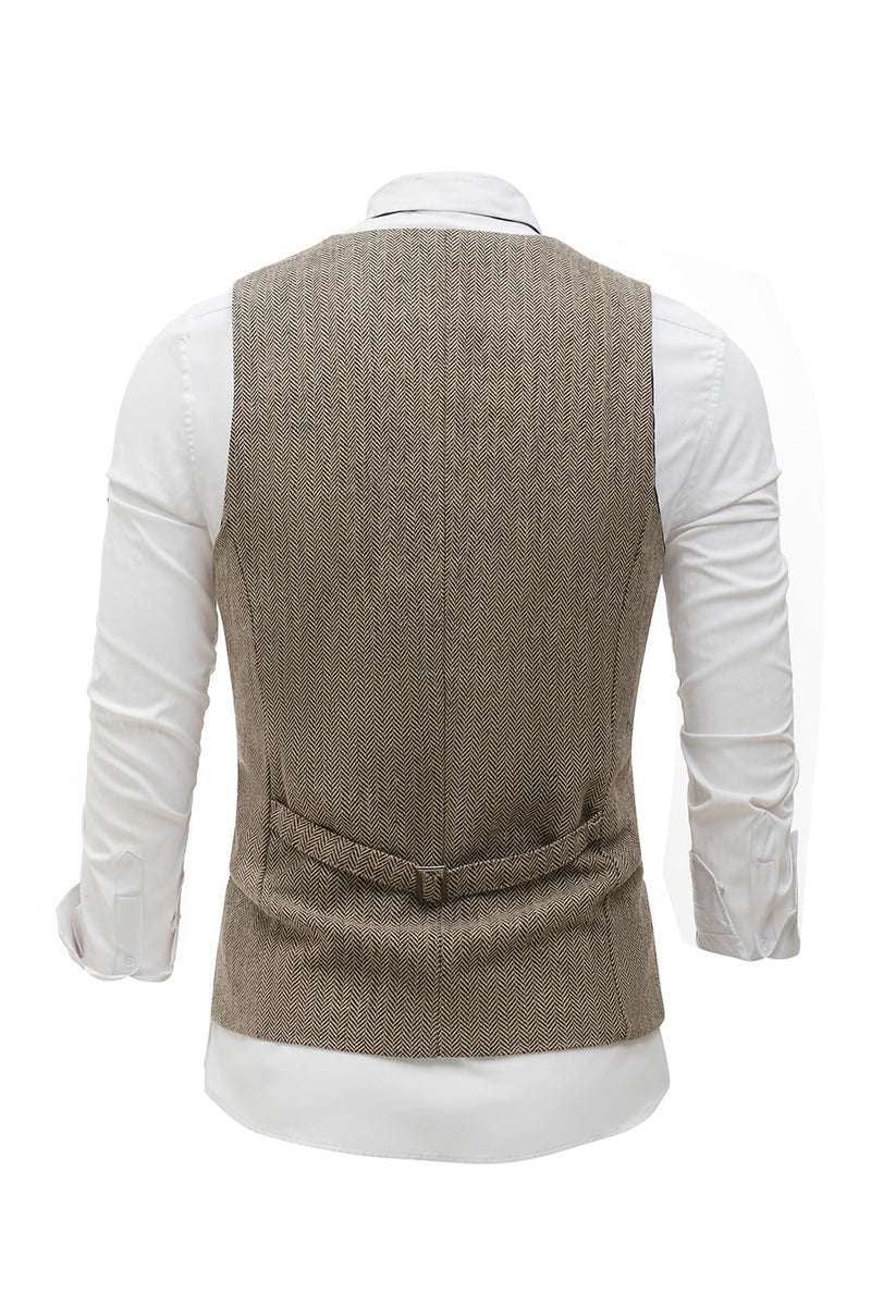 Carregar imagem no visualizador da galeria, Colete de fato masculino khaki
