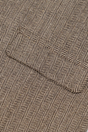 Colete de fato masculino khaki