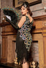 Carregar imagem no visualizador da galeria, Vestido de flapper de pescoço de V assimétrico de 1920