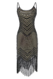 1920s Vestido vintage de lantejoula