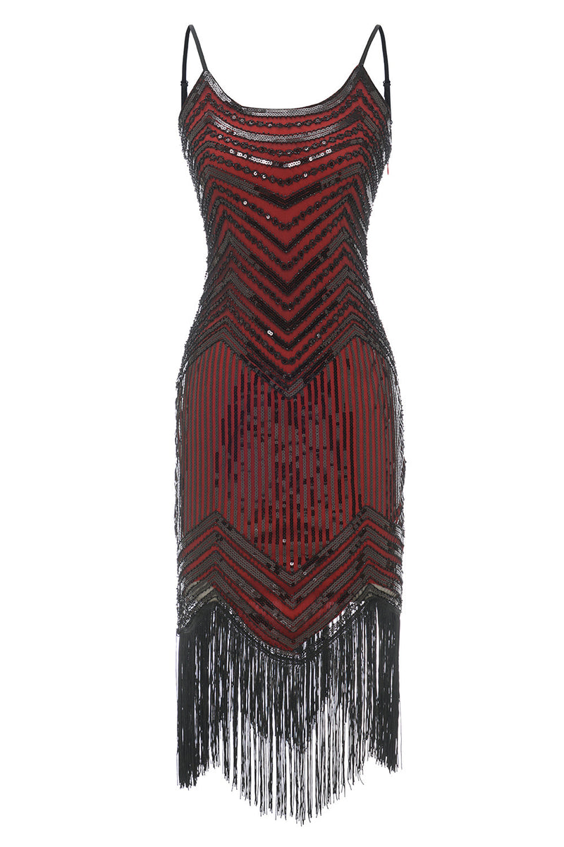 Carregar imagem no visualizador da galeria, Vestido de lantejoula vintage de 1920