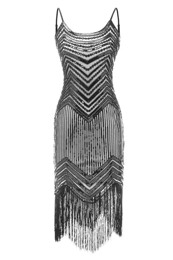 Vestido de lantejoula vintage de 1920