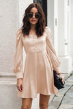 Borgonha fora Shouder Short Prom Dress