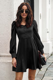 Borgonha fora Shouder Short Prom Dress