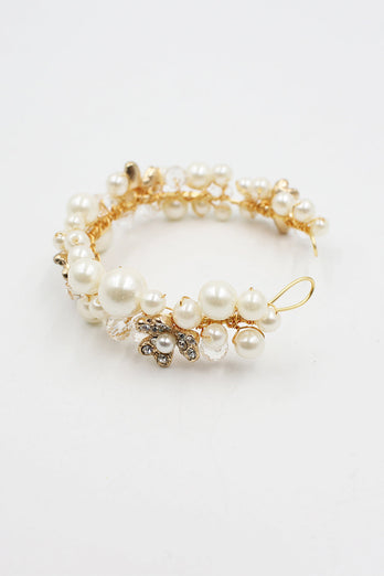Noiva e damas de honor irmãs Pearl Wrist
