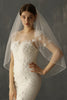 Carregar imagem no visualizador da galeria, Véu de noiva de bico artesanal branco