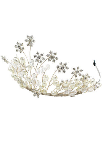 Pérola Snowflake Flower Bridal Crown
