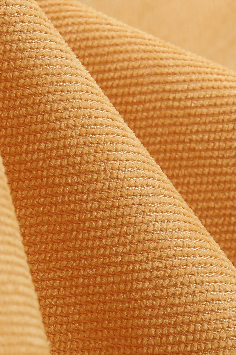 Carregar imagem no visualizador da galeria, Vestido amarelo do pescoço quadrado de 1950