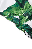 Roupa de banho Halter Flower One Piece