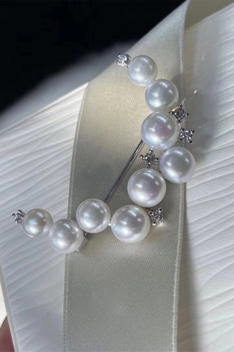 Broche de Pérolas Naturais