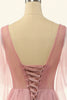 Carregar imagem no visualizador da galeria, Blush Beading Tulle A-line Vestido de baile