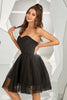 Carregar imagem no visualizador da galeria, Vestido de homecoming de namorado preto
