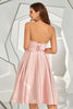 Carregar imagem no visualizador da galeria, Blush Sweetheart Um vestido de homecoming de linha