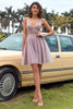 Carregar imagem no visualizador da galeria, Blush Tulle &amp; Lantejoulas Bonito vestido de homecoming