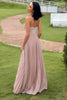 Carregar imagem no visualizador da galeria, Blush Halter Sparkly Prom Dress com ruffles