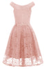 Carregar imagem no visualizador da galeria, Blush vintage vestido de festa de renda
