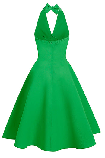 Vestido verde pin up vintage de 1950