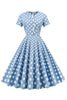 Carregar imagem no visualizador da galeria, Polka Dots Swing 1950s Dress