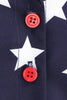 Carregar imagem no visualizador da galeria, Vestido vintage de bandeira de impressão do dia da independência americana