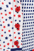 Carregar imagem no visualizador da galeria, Vestido vintage de impressão de bandeira do dia da independência