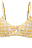 Fato de banho de cintura alta de duas peças com Bowknot