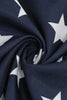 Carregar imagem no visualizador da galeria, Vestido vintage de estilo retro Halter Navy