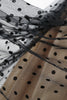 Carregar imagem no visualizador da galeria, Black Off the Shoulder Polka Dots 1950s Dress