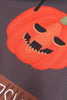 Carregar imagem no visualizador da galeria, Manga comprida ondulada V-Neck Imprimir vestido retro de Halloween