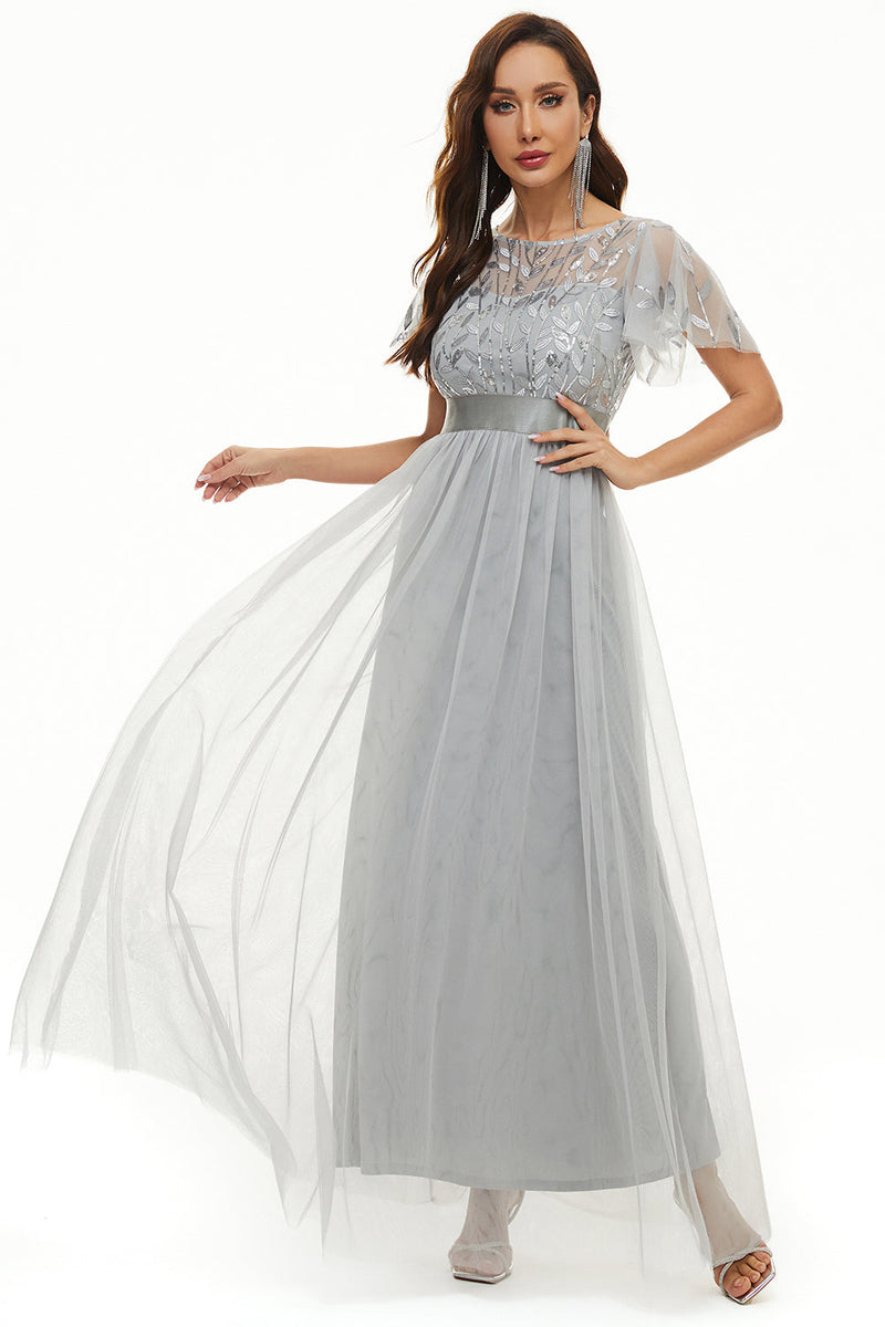 Carregar imagem no visualizador da galeria, Lantejoulas Tulle Mãe do Vestido de Noiva