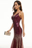 Carregar imagem no visualizador da galeria, Vestido de baile de tule de lantejoulas pretas