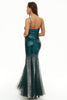 Carregar imagem no visualizador da galeria, Vestido de baile de tule de lantejoulas pretas