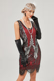 Vestido preto de colher de ouro de 1920