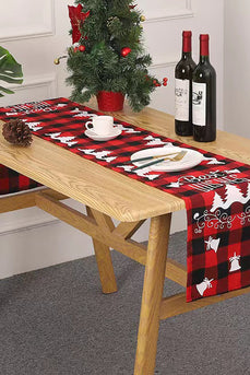 Toalha de mesa de padrão presente de Natal