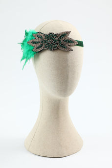 1920s Conjunto de Acessórios Verde 5 Peça