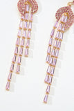 Strass Brincos Geométricos de Zircônia