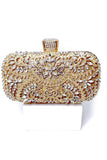 Bolsa Sparkly Rhinestone Black Evening Party
