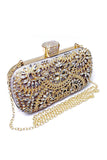 Bolsa Sparkly Rhinestone Black Evening Party