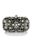 Rhinestone Sparkly Preto Party Clutch Bag