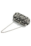 Rhinestone Sparkly Preto Party Clutch Bag