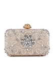 Champagne Rhinestone Pearl Party Bolsa