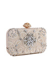 Champagne Rhinestone Pearl Party Bolsa